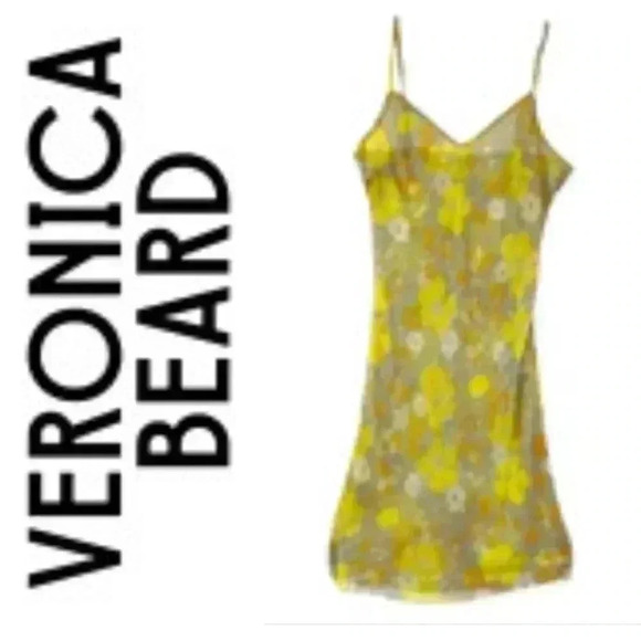 - - Veronica Beard sheer lurex slip dress- size S - Picture 1 of 9
